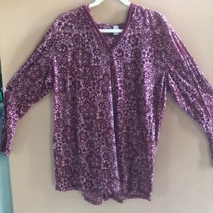 “Burnout” hoody. Sheer and cool. Burgundy color